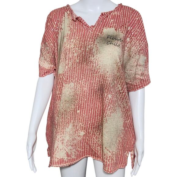 Vibrant Floral Star Women's Blouse - Picture 4 of 11